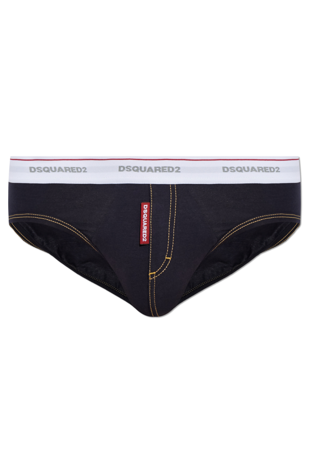 Cotton briefs with logo od Dsquared2