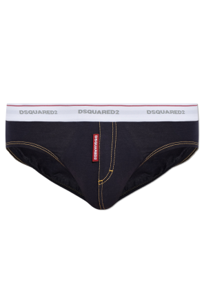 Cotton briefs with logo