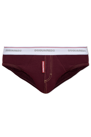 Cotton briefs with logo