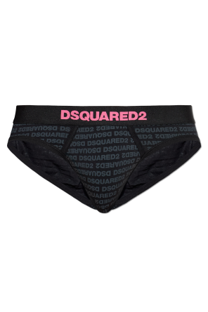 Cotton briefs with monogram