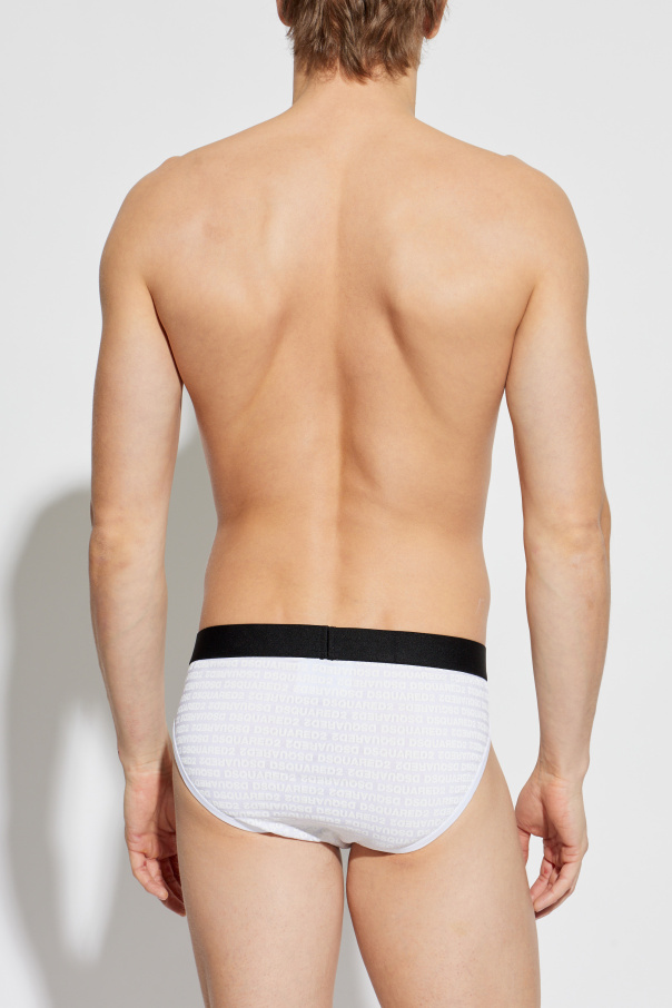 Dsquared2 Baumwoll-Slips mit Monogramm
