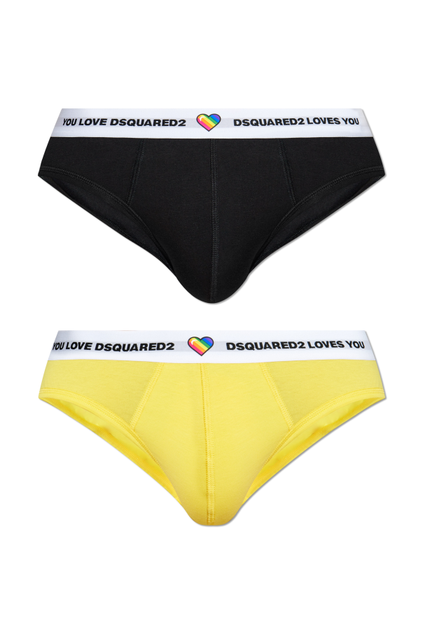 Dsquared2 Two-Pack Boxers with Logo