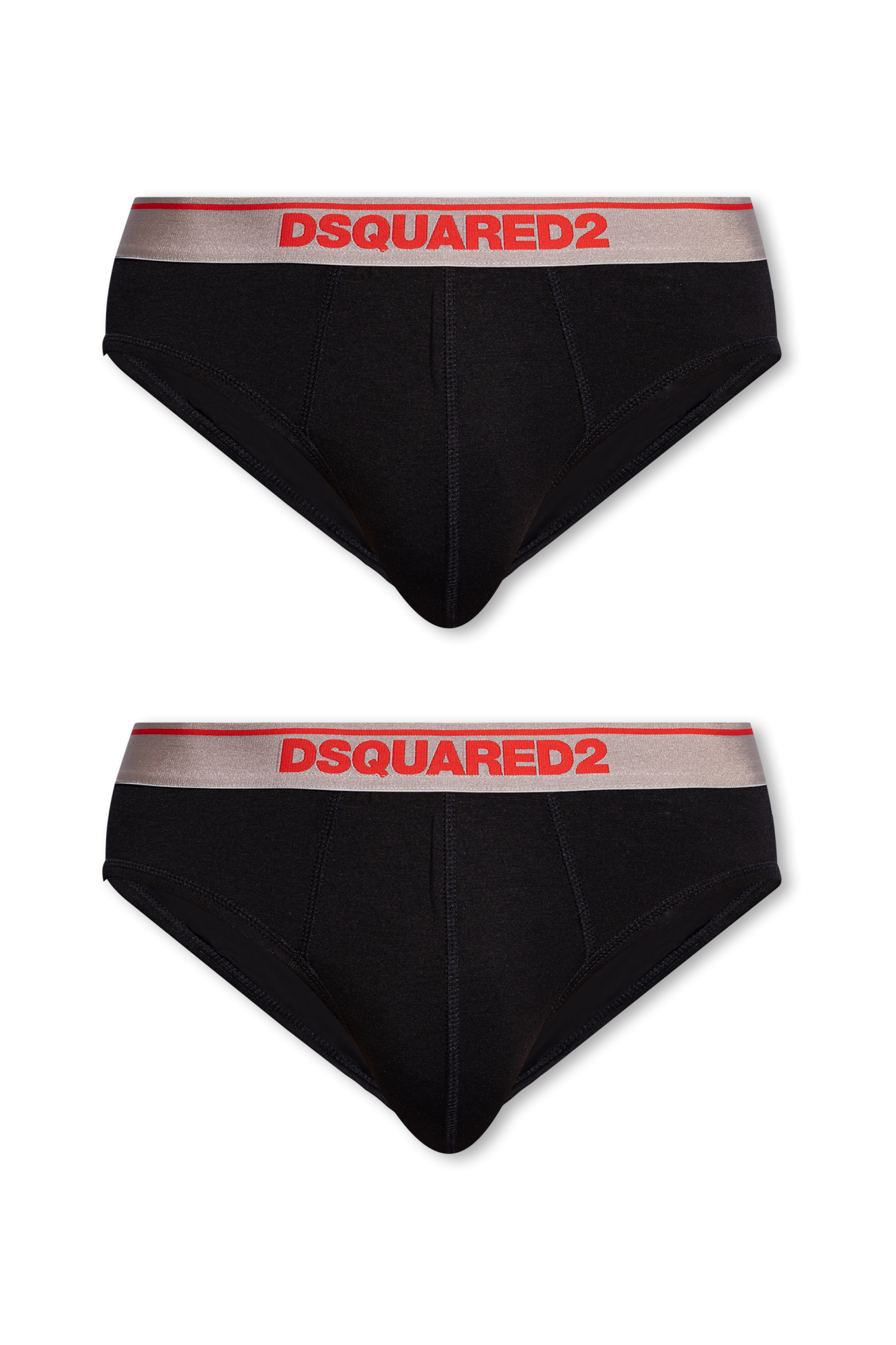 Dsquared2 Branded briefs two-pack