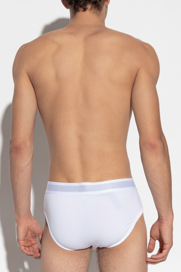 Emporio Armani Slips de algodón con logo