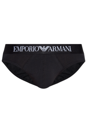 Cotton briefs with logo