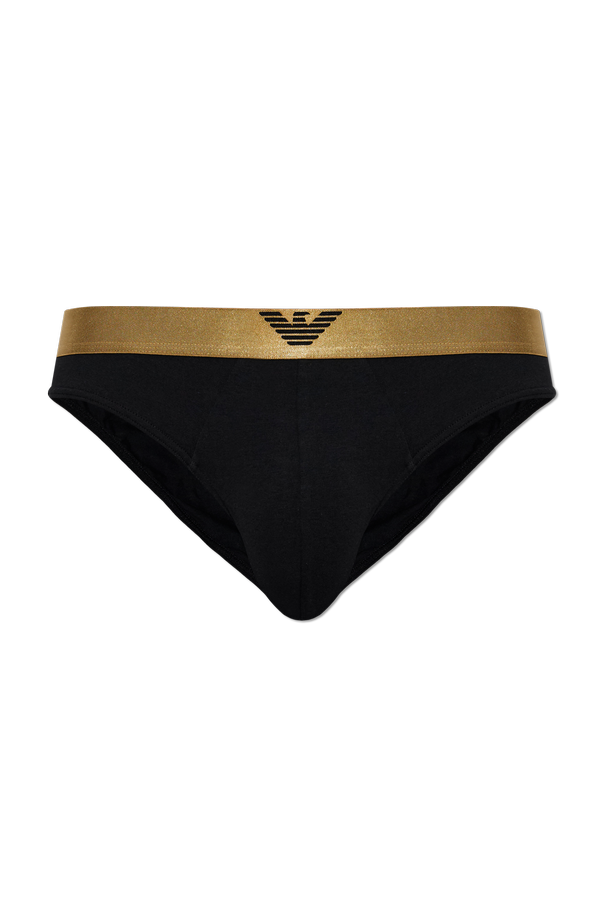 Cotton briefs with logo od Emporio Armani