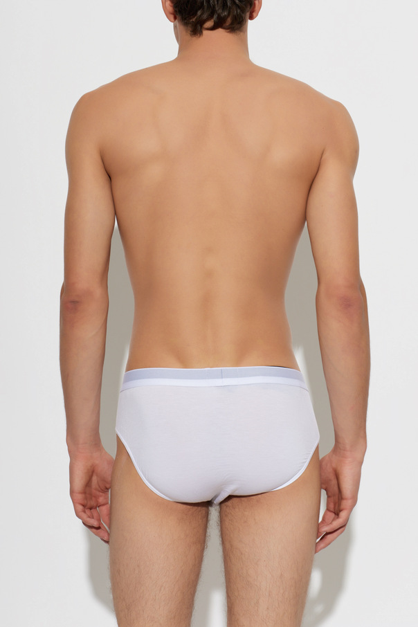 Emporio Armani Two-Pack Designer Logo Briefs