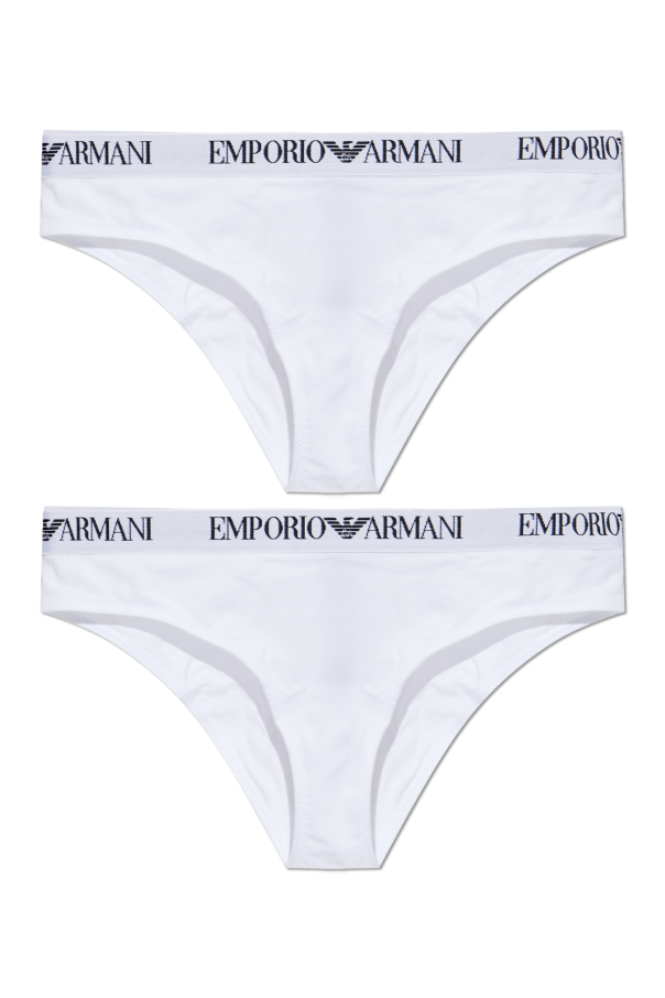 Two-pack of figs with logo od Emporio Armani