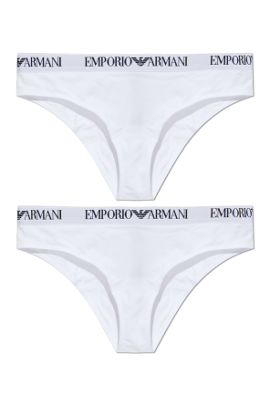 Two-pack of figs with logo od Emporio Armani