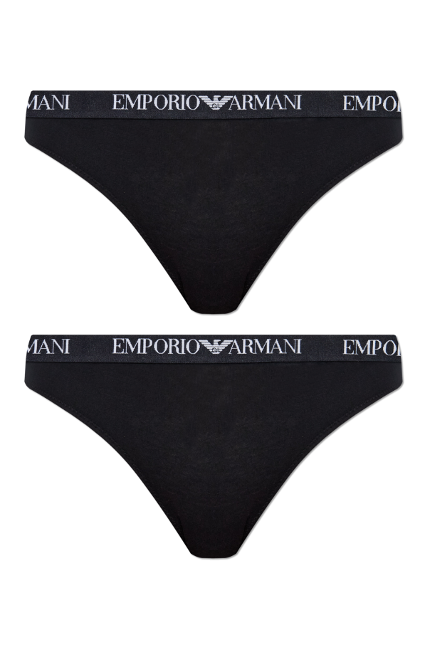 Two-pack of figs with logo od Emporio Armani