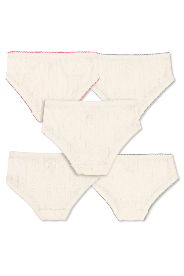 Konges Sløjd Five-pack of ‘Minna’ briefs
