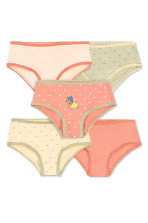 Five-pack of children's fig briefs