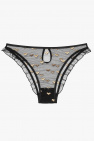 Le Petit Trou ‘OR’ embroidered briefs
