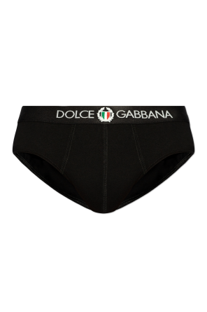 Logo-appliqued briefs