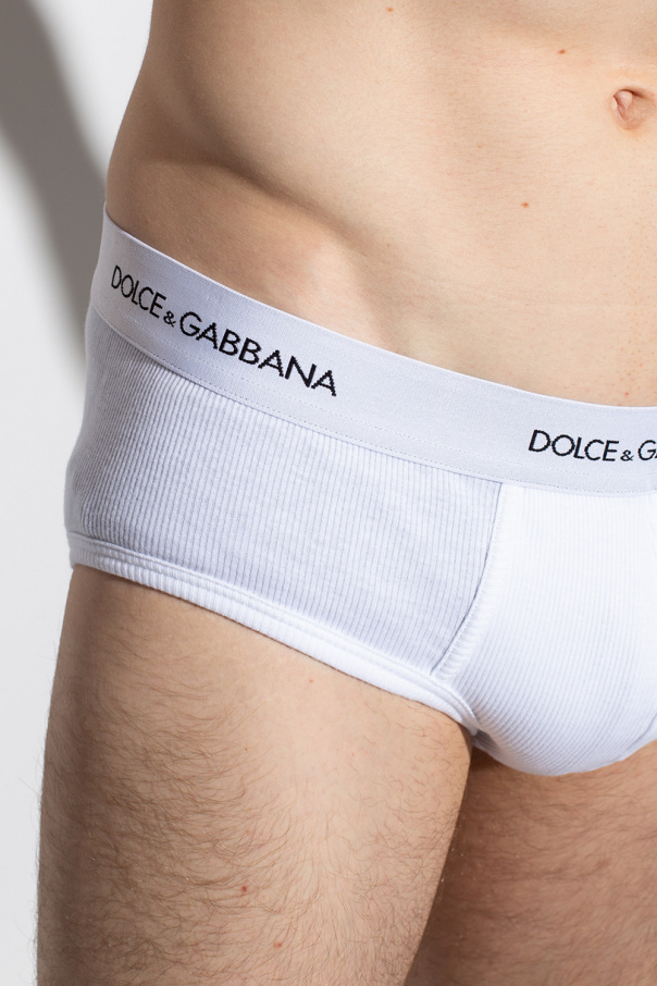 Dolce & Gabbana Prążkowane slipy