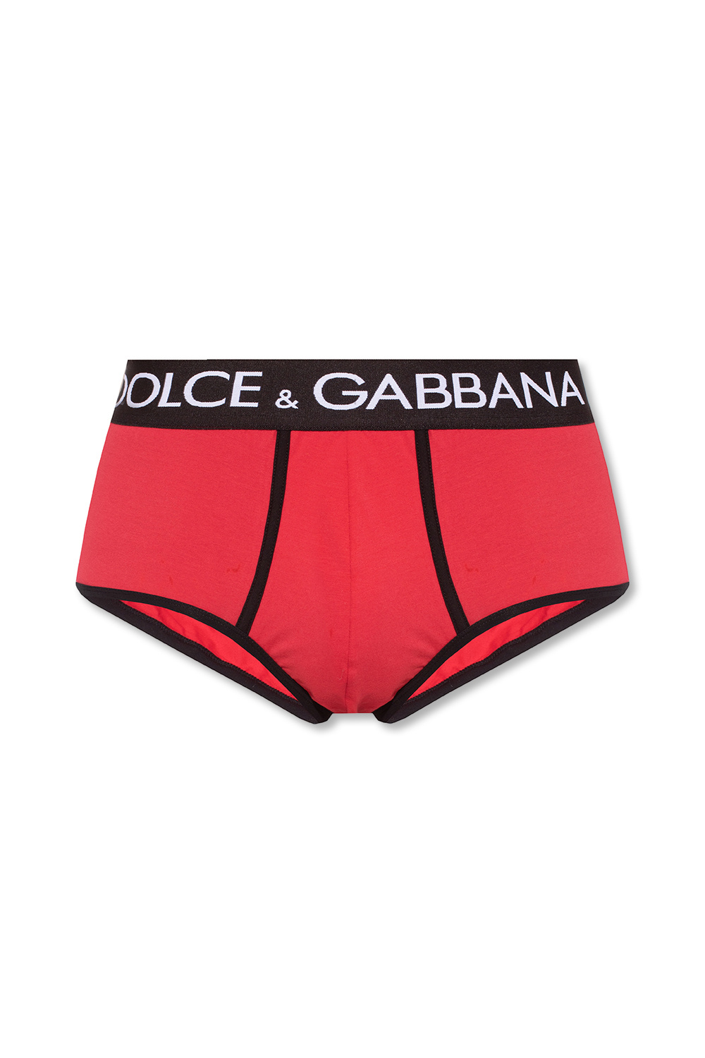 Dolce & Gabbana's "Luxury Hotel" Velvet Slides Are PJ-Cozy Briefs with logo