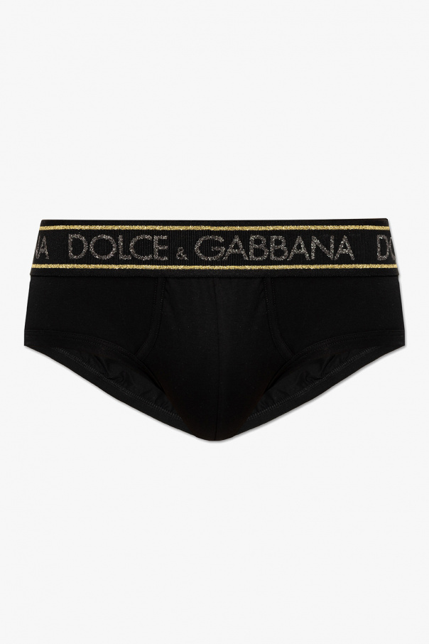 Dolce & Gabbana Slipy z logo