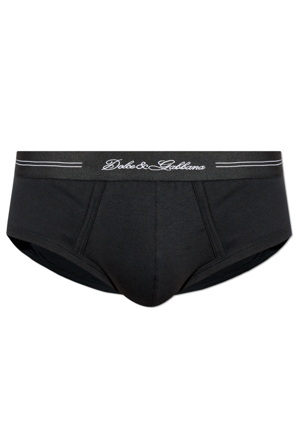 Cotton briefs with logo, zdjęcie 1 Cotton briefs with logo od Dolce & Gabbana