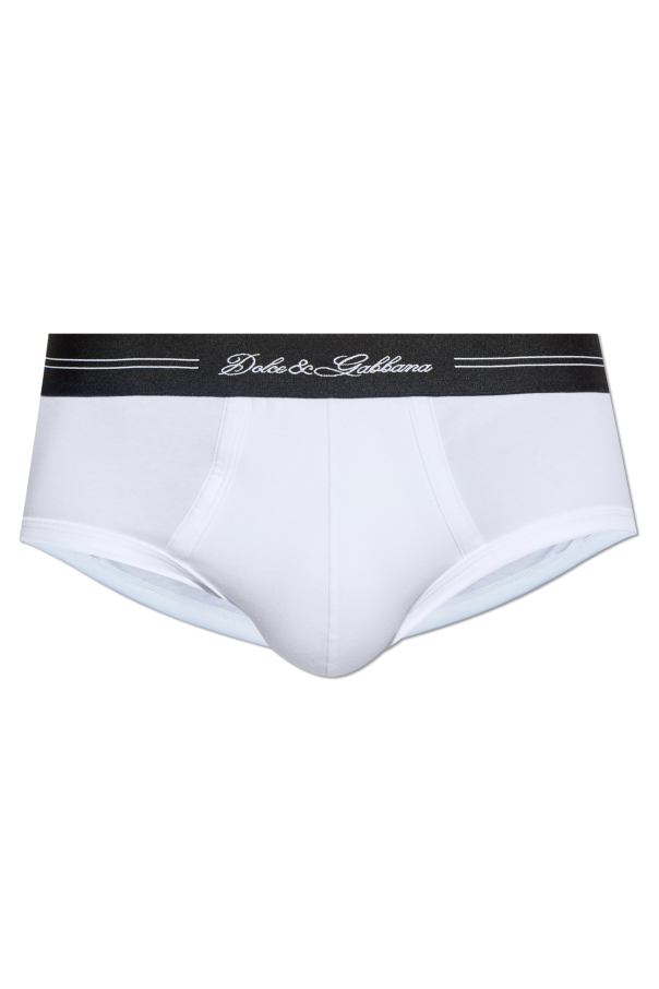 Cotton briefs with logo, zdjęcie 1 Cotton briefs with logo od Dolce & Gabbana