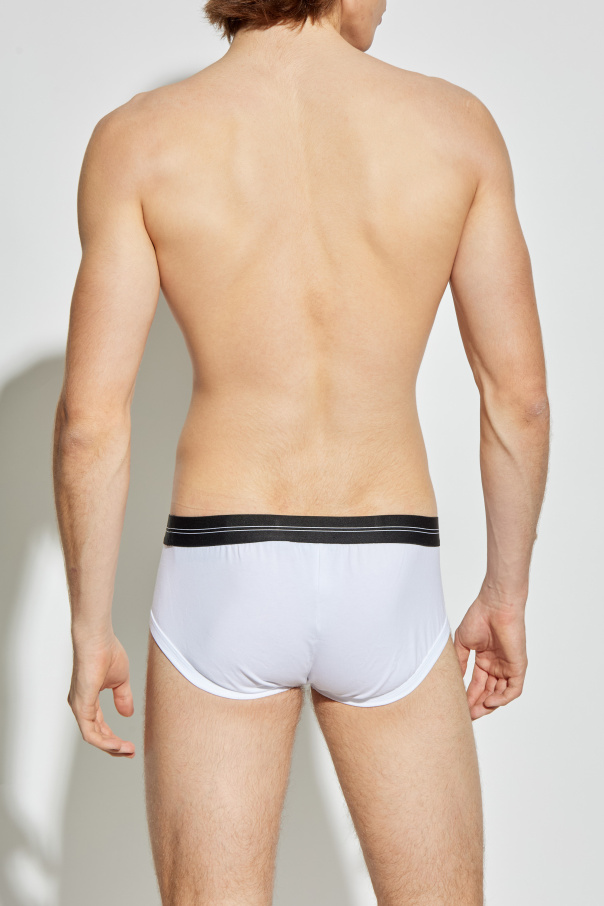 Dolce & Gabbana Slips de algodón con logo