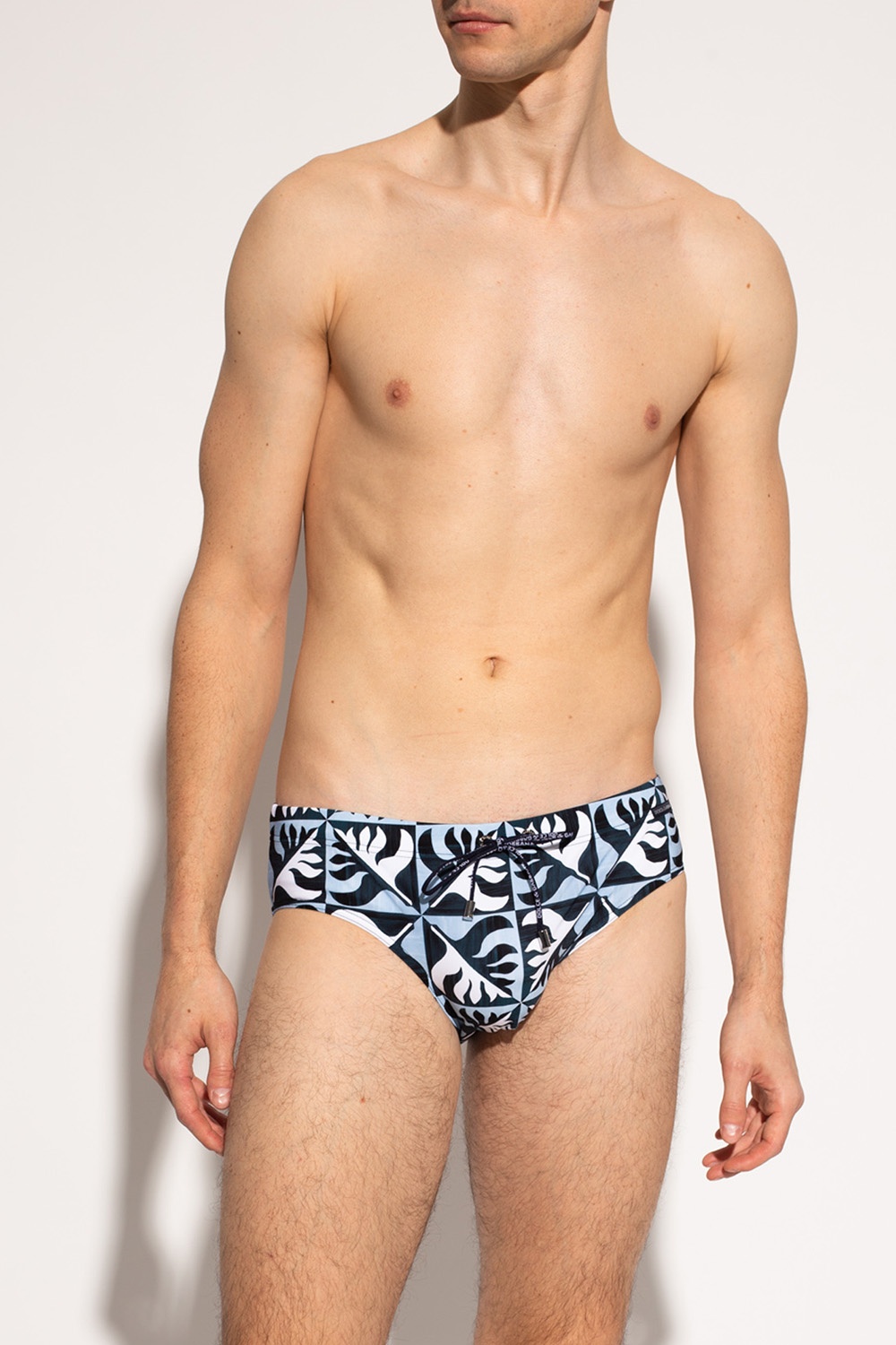 dolce roll & gabbana оригінал d&g штани розмір 26 голограма Patterned swim briefs