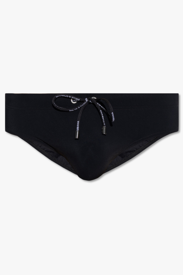 dolce crew & Gabbana Black Shorts Swimming briefs