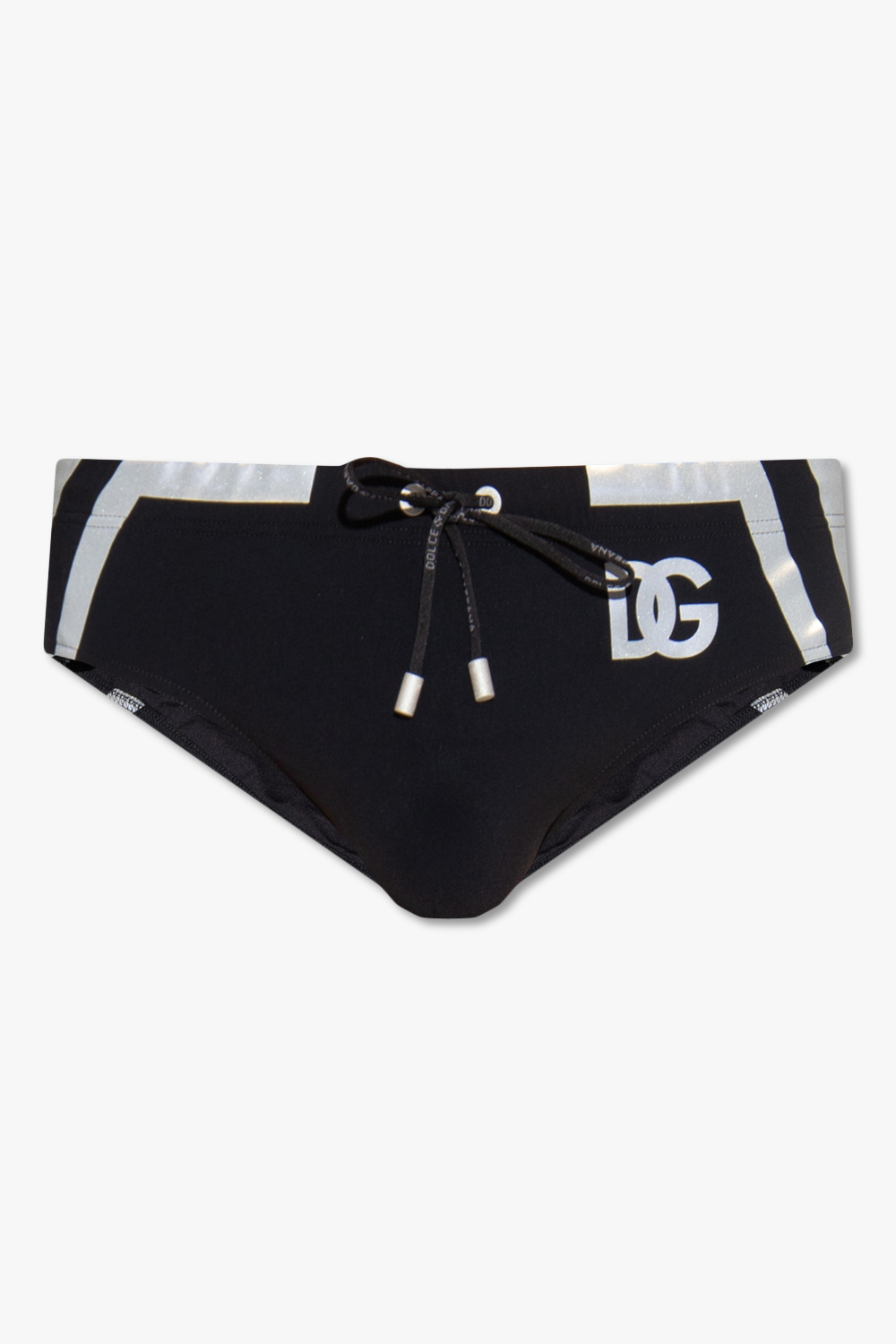 dolce PATTERNED & Gabbana Swim briefs with logo