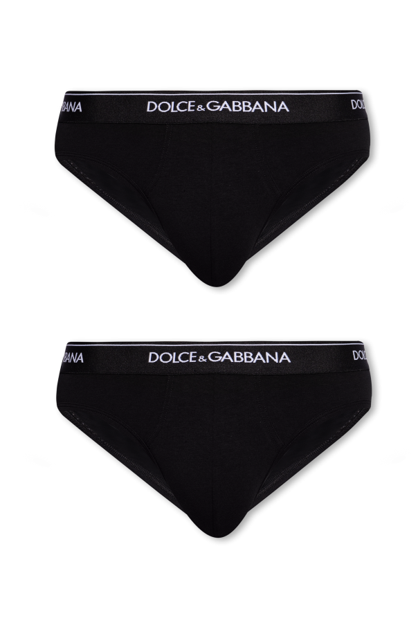 Dolce & Gabbana pointed toe high heel pumps Pink Briefs 2-pack