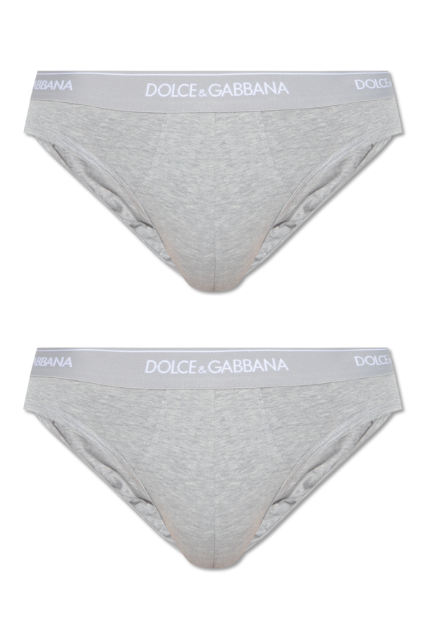 Dolce & Gabbana double buckled boots Briefs 2-pack