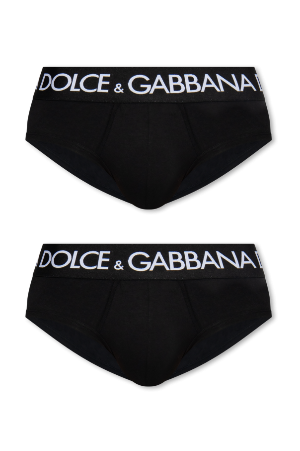 Dolce & Gabbana Dwupak slipów z logo