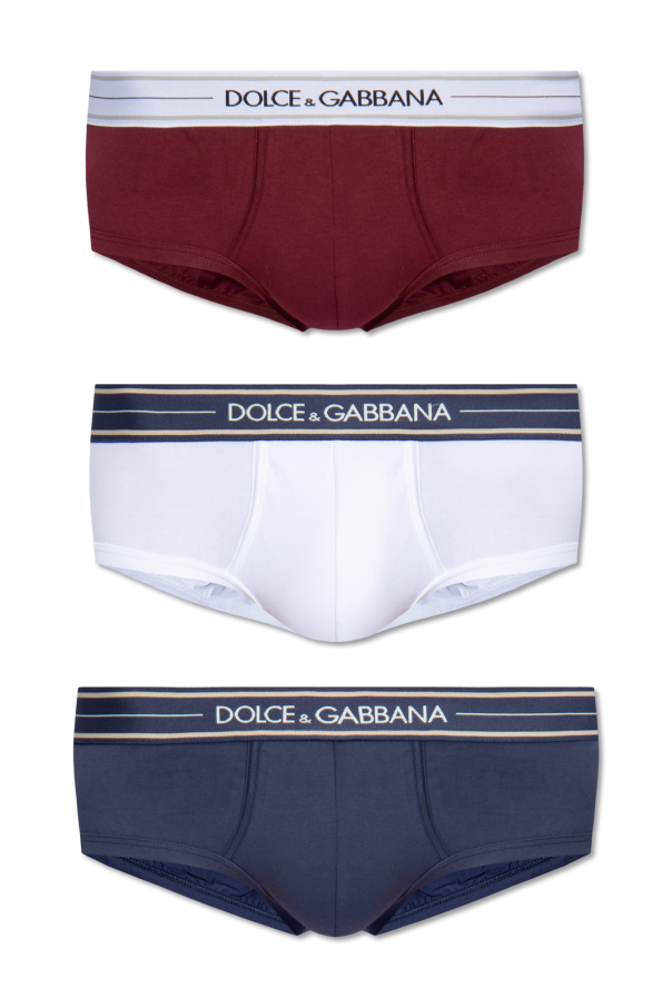Branded briefs three-pack od Dolce & Gabbana