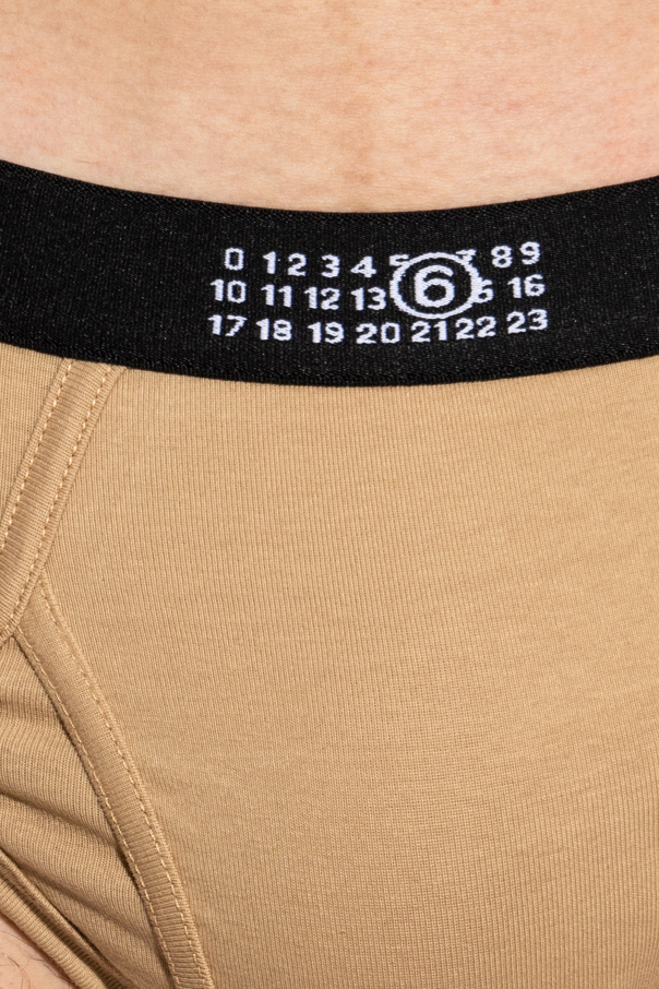 MM6 Maison Margiela Briefs with logo