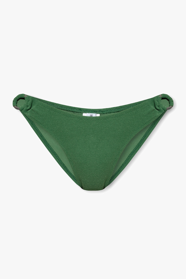 Green Keola bikini briefs with decorative details on the sides from Pain de Sucre ‘Keola’ bikini briefs