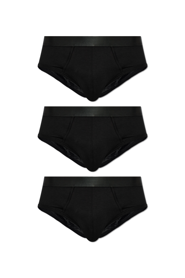 Three-pack briefs with logo od CDLP