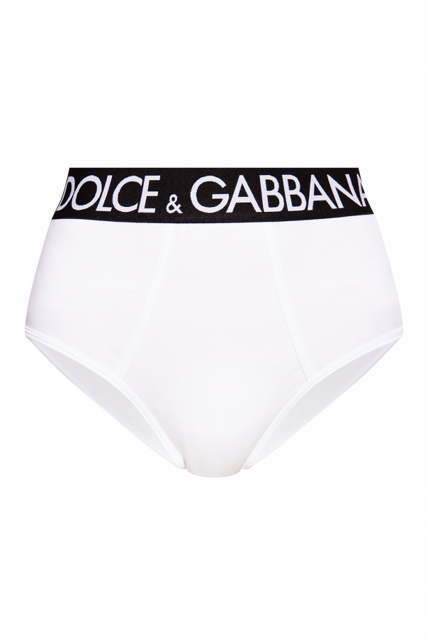 Sustainable Dolce & gabbana Cans Sleeveless T-Shirt High-rise briefs with logo