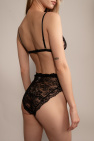 Dolce & Gabbana BLACK High-waisted lace briefs