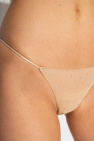 Oseree Transparent thong with crystals