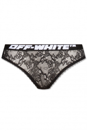 Lace briefs with logo od Off-White