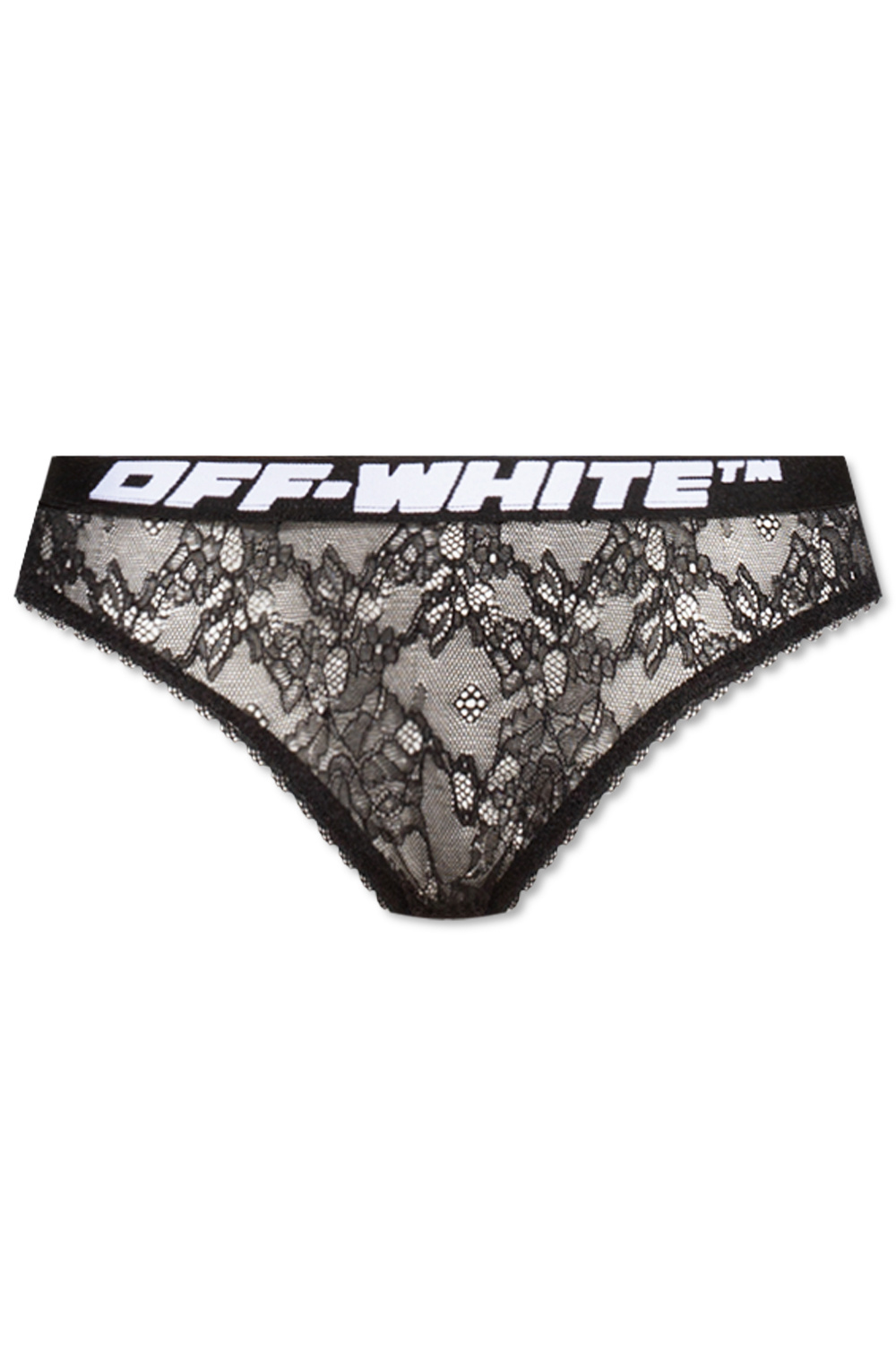 Off-White Lace briefs logo | Women's Clothing Vitkac