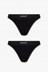 Off-White Branded thong two-pack