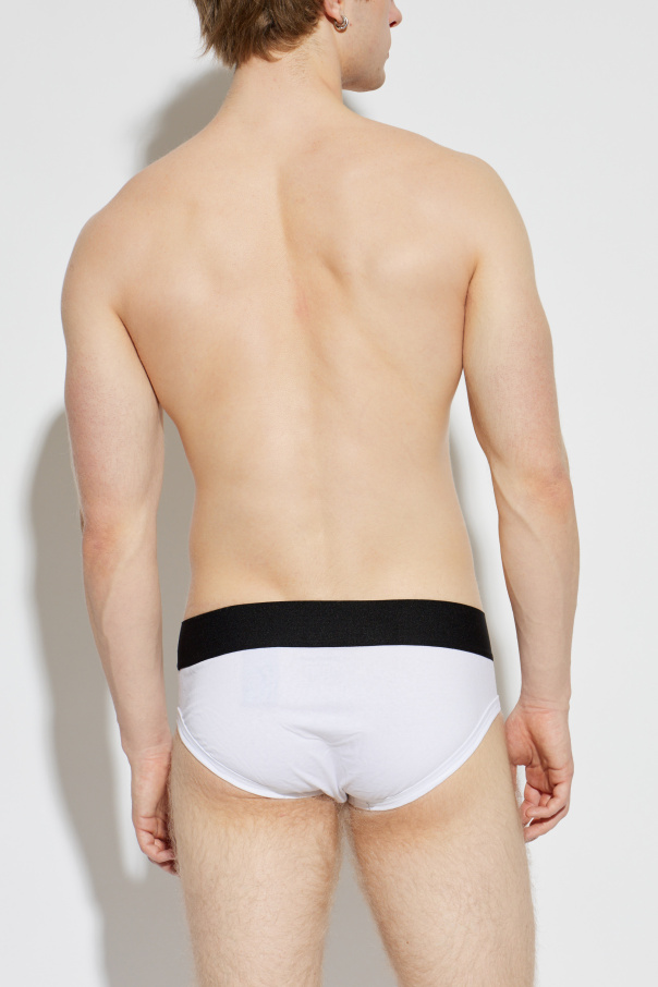 Palm Angels Three-pack of briefs with logo