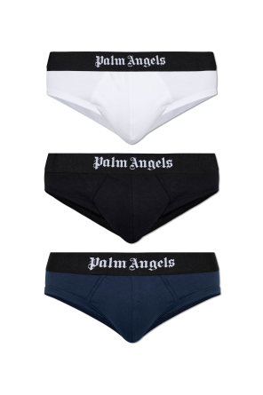 Three-pack of briefs with logo