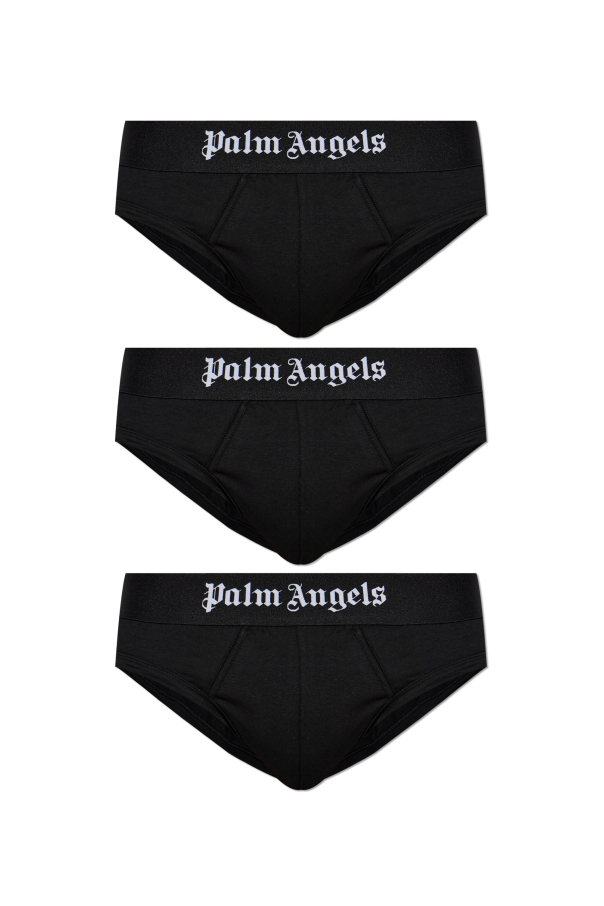 Three-pack of briefs with logo od Palm Angels