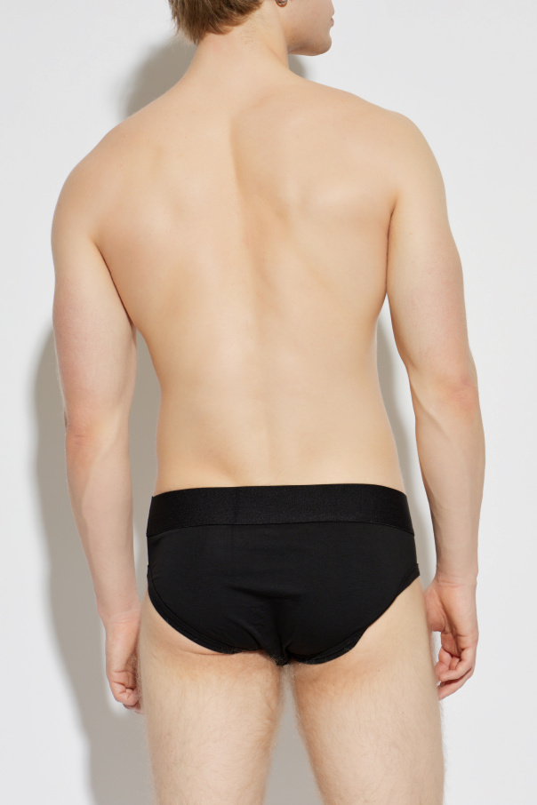 Palm Angels Three-pack of briefs with logo
