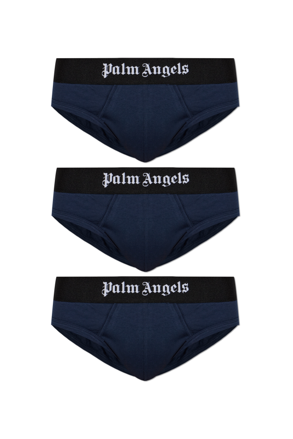 Three-pack of briefs with logo od Palm Angels