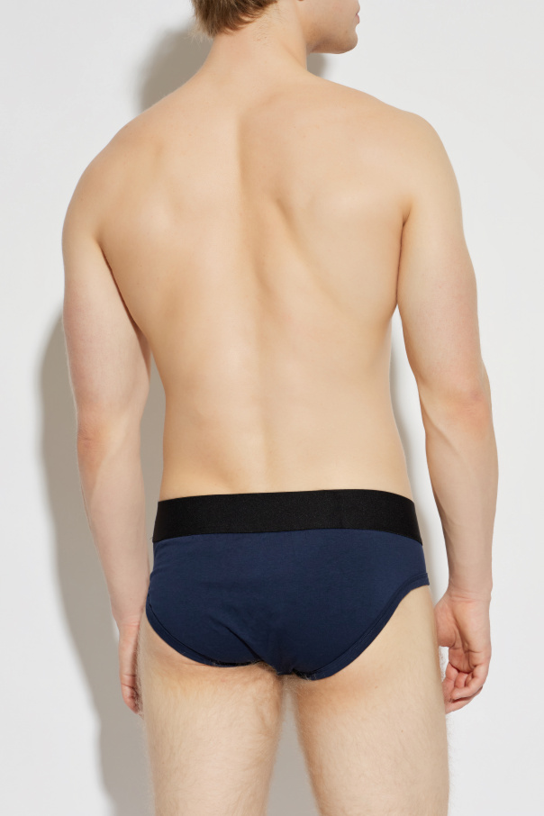 Palm Angels Three-pack of briefs with logo