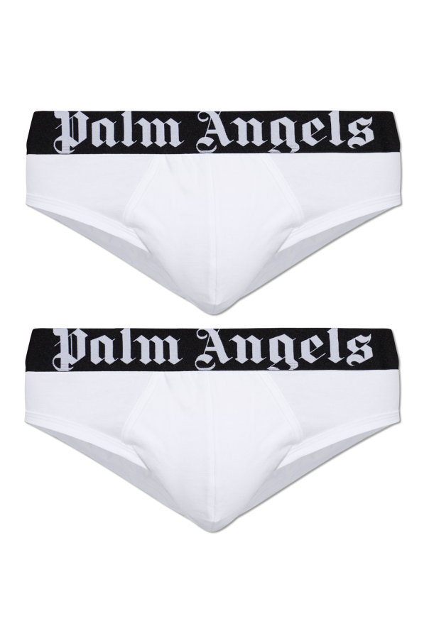 Two-pack of briefs with logo od Palm Angels