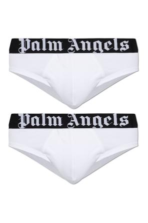 Two-pack of briefs with logo