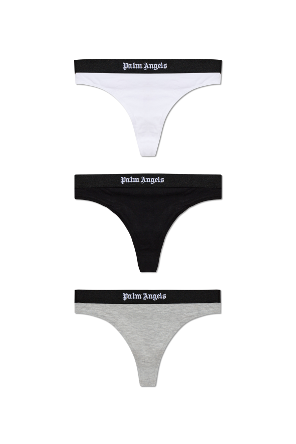 Three-pack of cotton thongs od Palm Angels