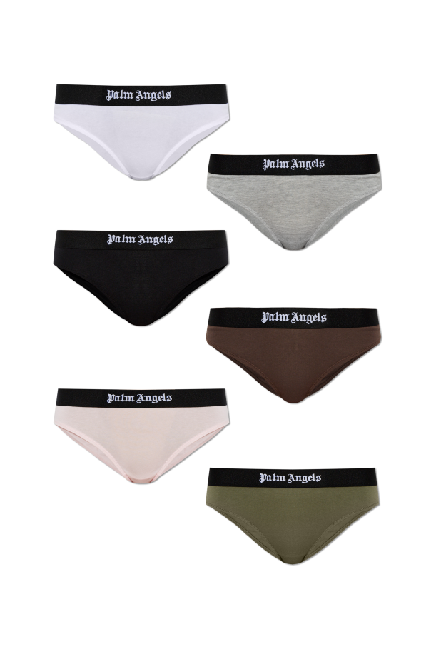 Six-pack of cotton briefs od Palm Angels